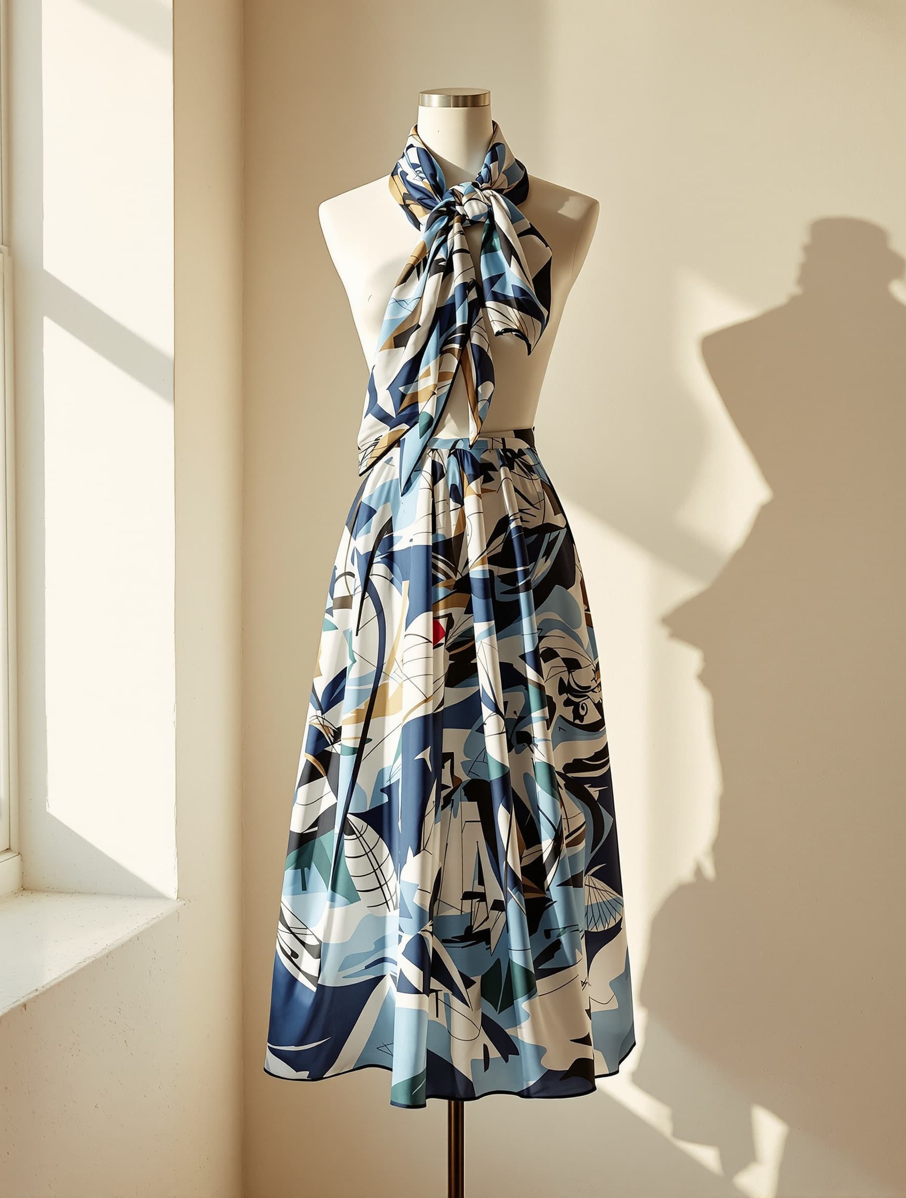 Regatta Silk Scarf Skirt